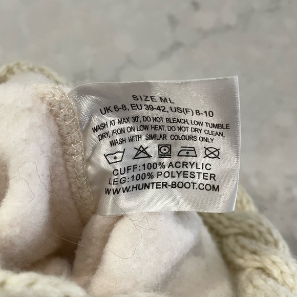 Hunter Cream Boot Socks - Picture 3 of 3